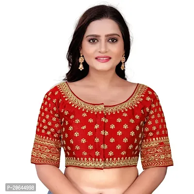 Classic Banglori Silk Embroidered Blouses for Women-thumb0
