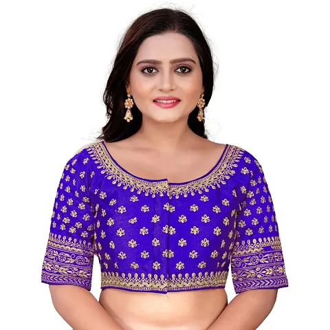 Classic Banglori Silk Embroidered Blouses for Women