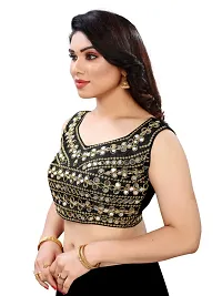 Heavy banglori Silk Zari Embroidered Stitched Blouses-thumb2