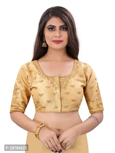 Heavy banglori Silk Zari Embroidered Stitched Blouses-thumb0