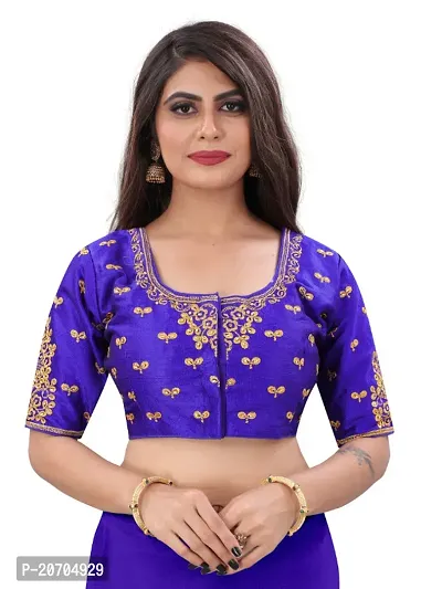 Heavy banglori Silk Zari Embroidered Stitched Blouses