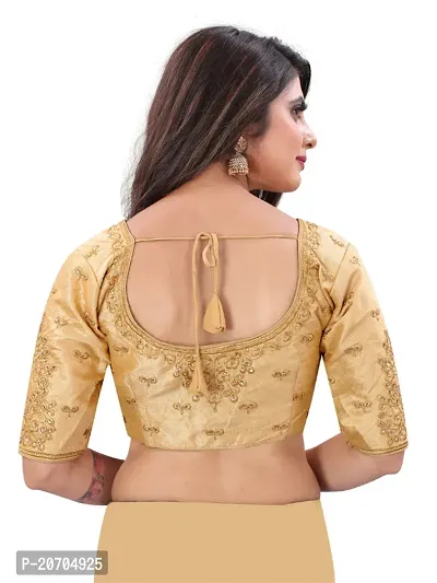 Heavy banglori Silk Zari Embroidered Stitched Blouses-thumb2