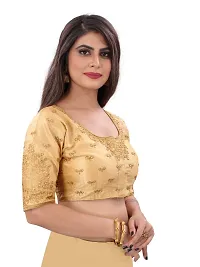 Heavy banglori Silk Zari Embroidered Stitched Blouses-thumb2