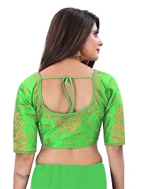 Heavy banglori Silk Zari Embroidered Stitched Blouses-thumb1