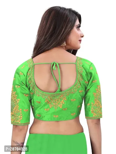 Heavy banglori Silk Zari Embroidered Stitched Blouses-thumb2