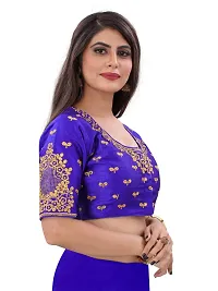 Heavy banglori Silk Zari Embroidered Stitched Blouses-thumb2