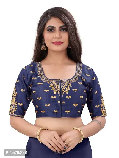 Heavy banglori Silk Zari Embroidered Stitched Blouses-thumb0