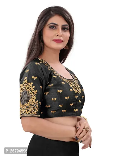 Heavy banglori Silk Zari Embroidered Stitched Blouses-thumb3