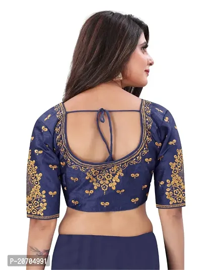 Heavy banglori Silk Zari Embroidered Stitched Blouses-thumb2