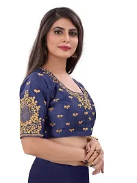 Heavy banglori Silk Zari Embroidered Stitched Blouses-thumb2