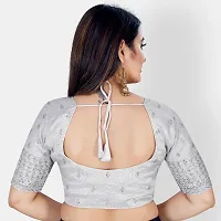 Heavy banglori Silk Zari Embroidered Stitched Blouses-thumb1