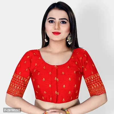 Heavy banglori Silk Zari Embroidered Stitched Blouses-thumb0