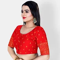 Heavy banglori Silk Zari Embroidered Stitched Blouses-thumb2