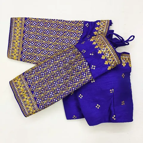 Reliable Pure Banglori Silk Stitched Blouses For Women