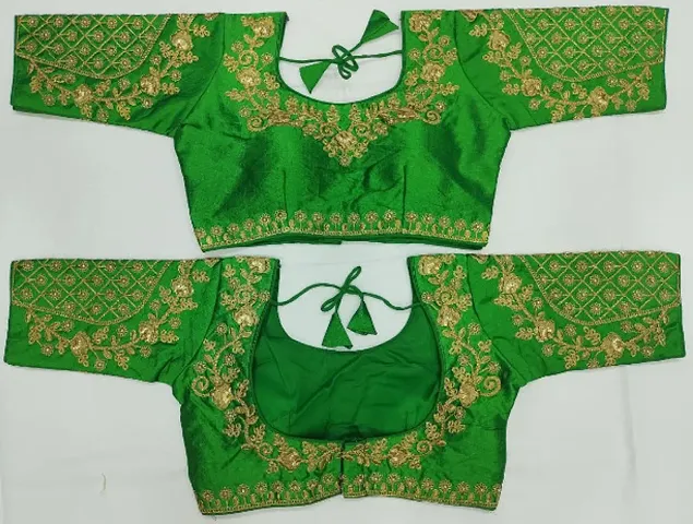 Reliable Pure Banglori Silk Stitched Blouses For Women