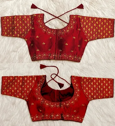 Reliable Pure Banglori Silk Stitched Blouses For Women