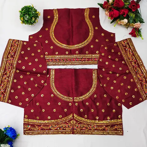 Reliable  Pure Banglori Silk Unstitched Blouse for Women
