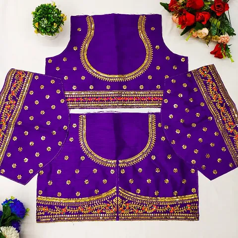 Reliable  Pure Banglori Silk Unstitched Blouse for Women