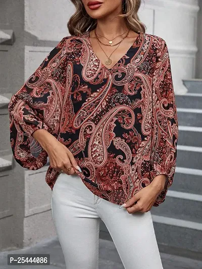 Casual Regular Sleeves Solid Women Brown Top