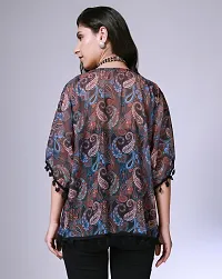 Classic Georgette Printed Shrug for Women-thumb3