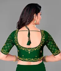 Stylish Poly Silk Embroidered Blouse for Women-thumb3