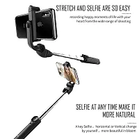XT02 Selfie Stick with Tripod Stand, Mobile Desktop Live Telescopic Bracket Handheld Bluetooth Mini Portable-thumb1