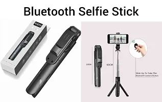 XT02 Selfie Stick with Tripod Stand, Mobile Desktop Live Telescopic Bracket Handheld Bluetooth Mini Portable-thumb3