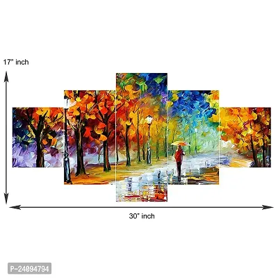 Premium Quality Designer With Frame Paintings Pack Of 5-thumb2