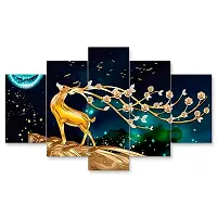 Premium Quality Designer With Frame Paintings Pack Of 5-thumb1