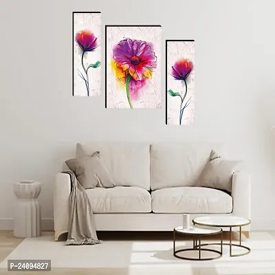 Premium Quality Designer With Frame Paintings Pack Of 3-thumb2