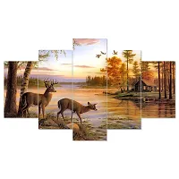 Premium Quality Designer With Frame Paintings Pack Of 5-thumb1