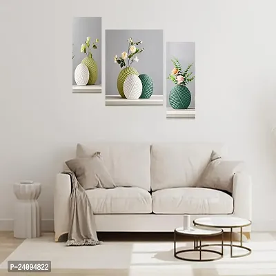 Premium Quality Designer With Frame Paintings Pack Of 3-thumb3