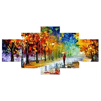 Premium Quality Designer With Frame Paintings Pack Of 5-thumb2