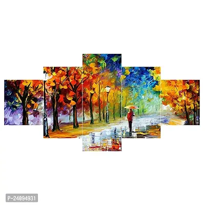 Premium Quality Designer With Frame Paintings Pack Of 5-thumb3