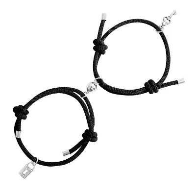 Buy VIEN 2Pcs Magnetic Attraction Creative Couples Distance Matching  Bracelets / Mutual Attraction Friendship Braided Rope Bracelet - Lowest  price in India