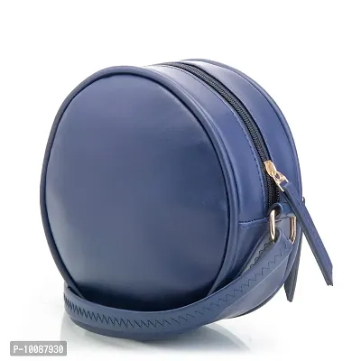 SACCI MUCCI women's sling bag or round sling bag for women (Navy Blue)-thumb3