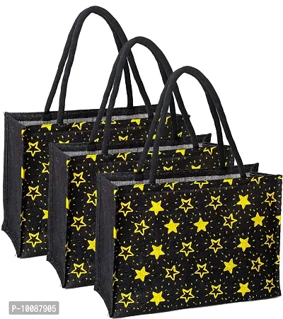 Buy HB Jute Shopping Bag Printed Tote Bag Trendy Bags