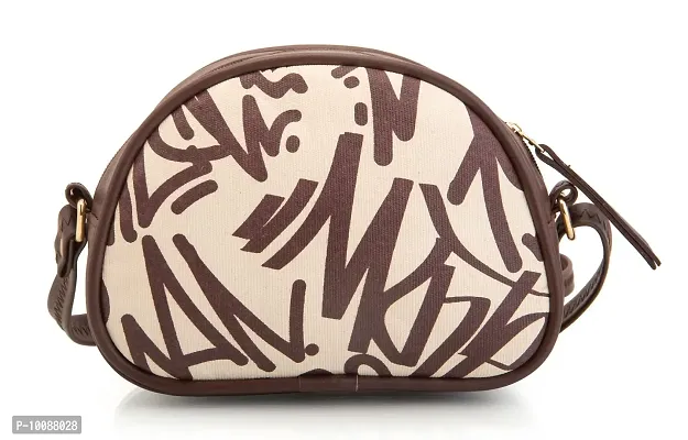 SACCI MUCCI Women's Sling Bag (Brown)-thumb2