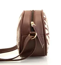 SACCI MUCCI Women's Sling Bag (Brown)-thumb2