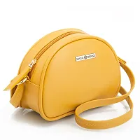 SACCI MUCCI Women's Sling Bag or Women's Cross-body Bags - (Mustard)-thumb1