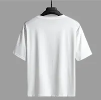 Comfortable White Polyester Tees For Men-thumb1