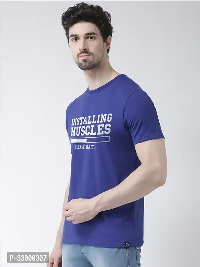 Comfortable Multicoloured Cotton Blend Tees For Men-thumb2