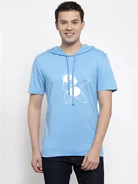 Comfortable Multicoloured Cotton Blend Tees For Men-thumb2