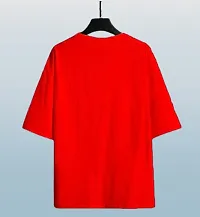 Comfortable Red Polyester Tees For Men-thumb1