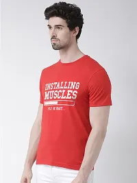 Comfortable Multicoloured Cotton Blend Tees For Men-thumb2