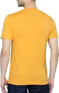 Reliable Multicoloured Cotton Blend Printed Round Neck Tees For Men-thumb1