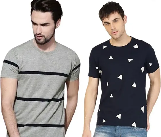 Reliable Polycotton Round Neck Tees For Men