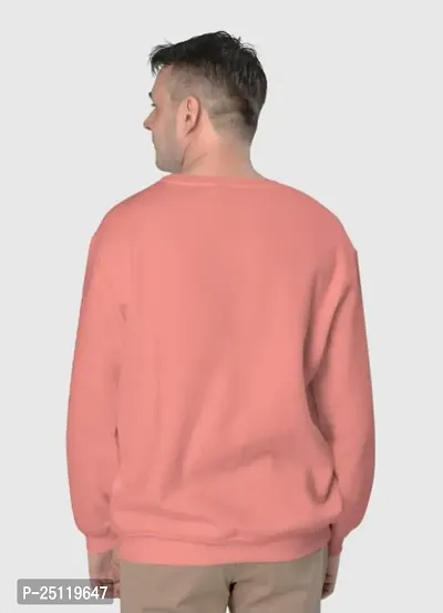 Stylish Pink Printed Sweatshirts For Men-thumb3