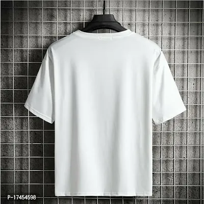 Reliable Multicoloured Polycotton Self Pattern Round Neck Tees For Men-thumb2