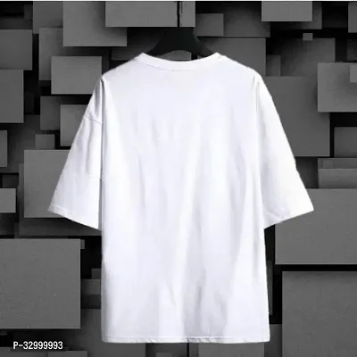 Comfortable White Polyester Tees For Men-thumb2